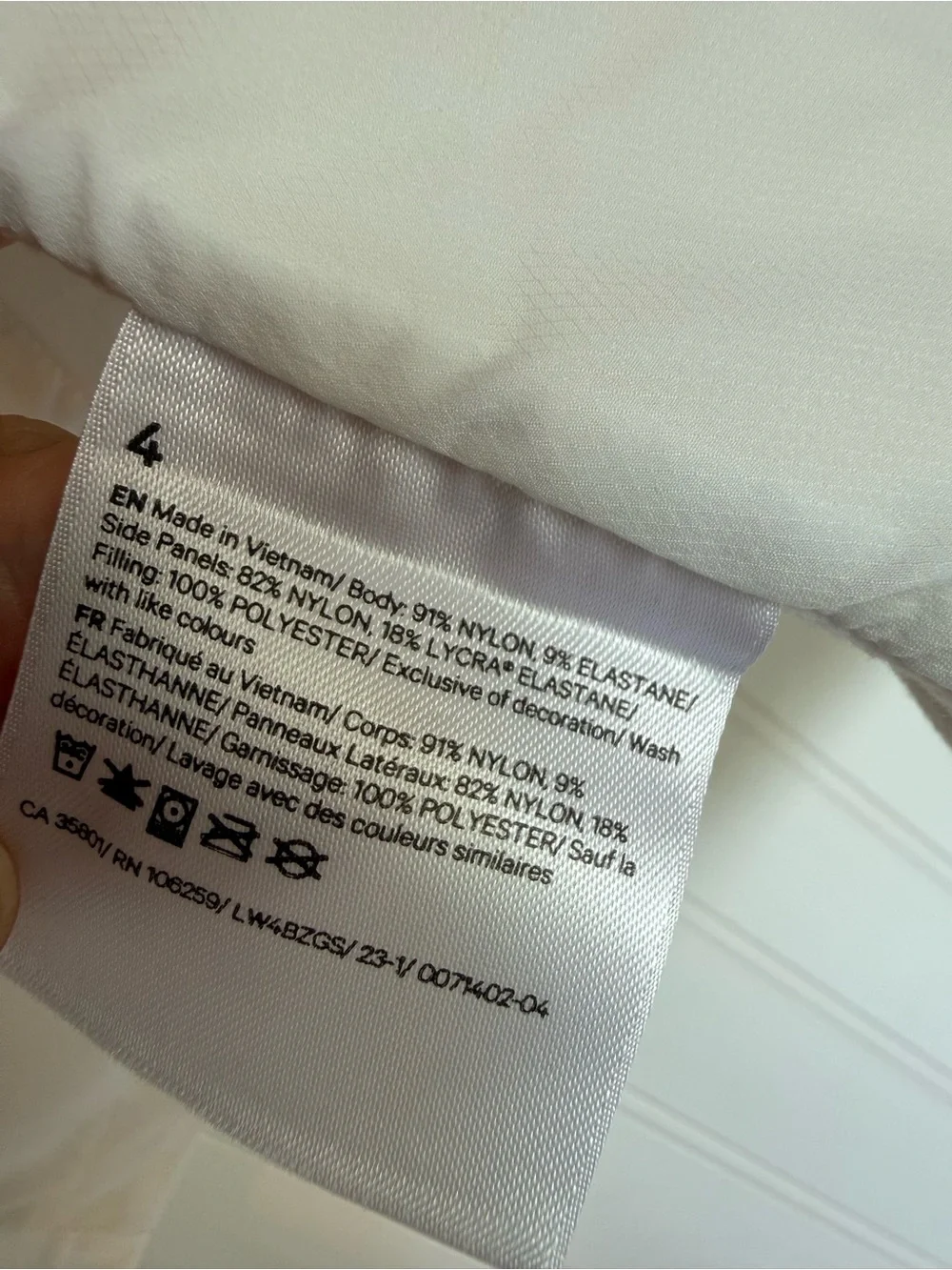 Lululemon Push Your Pace Vest White Size 4 Running Full Zip